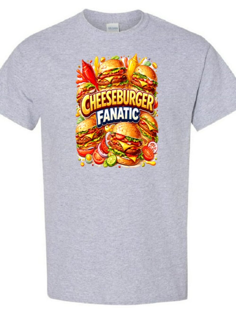 Cheeseburger Fanatic - T-Shirt